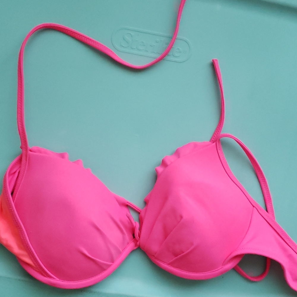 Victoria's secret push up bikini in hot pink 34B
